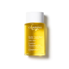 Clarins front bottle showing product packaging and quick absorption benefit