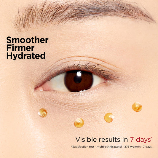 Clarins Double Serum Eye creamy-gel texture close-up revealing fast-absorbing hydration benefit