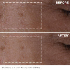 Clarins Double Serum texture closeup highlighting lightweight absorption and hydration
