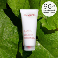 Clarins cream applied to arms demonstrating toning and smoothing