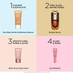 Clarins Total Eye Lift sachet detail emphasizing targeted eye care benefit
