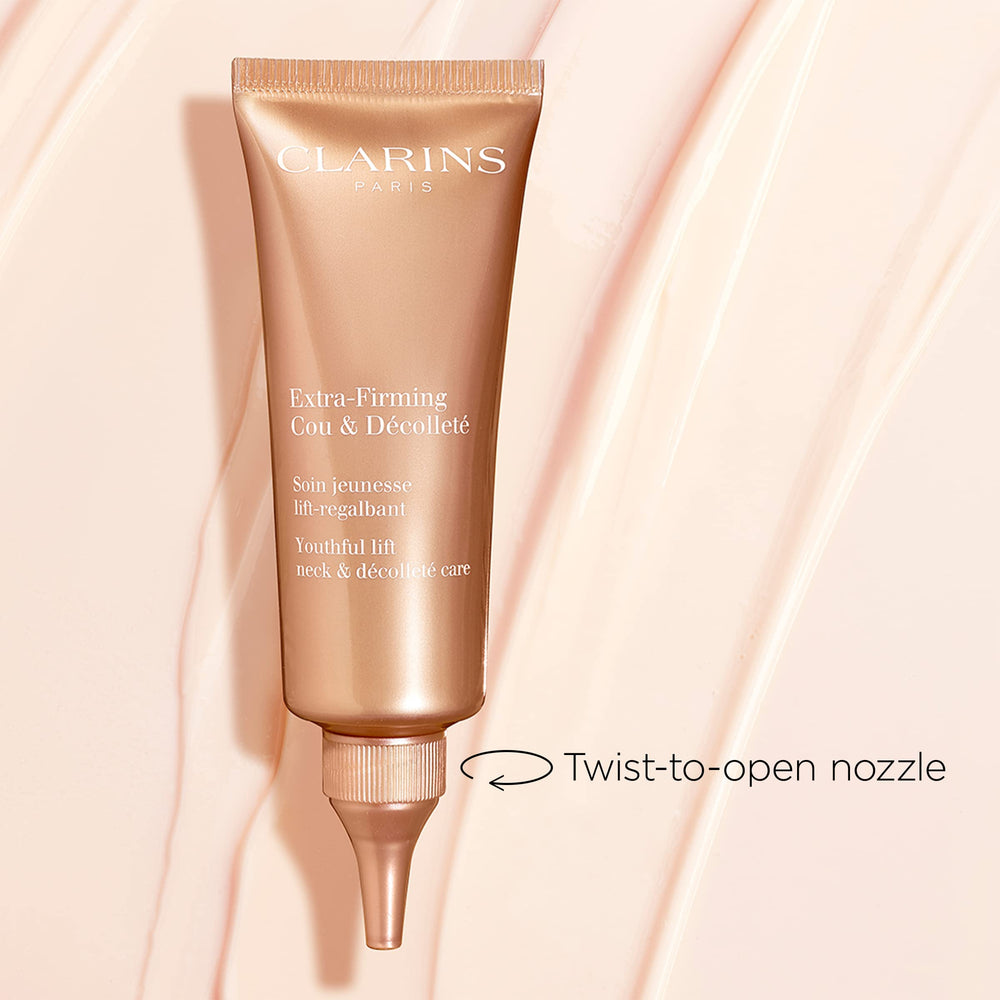 CLARINS Organic Mitracarpus extract bottle focusing on tone benefit