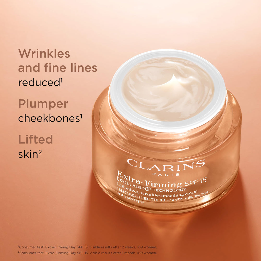 Clarins cream texture close-up showing rich smoothness for easy absorption — clarins hydrates