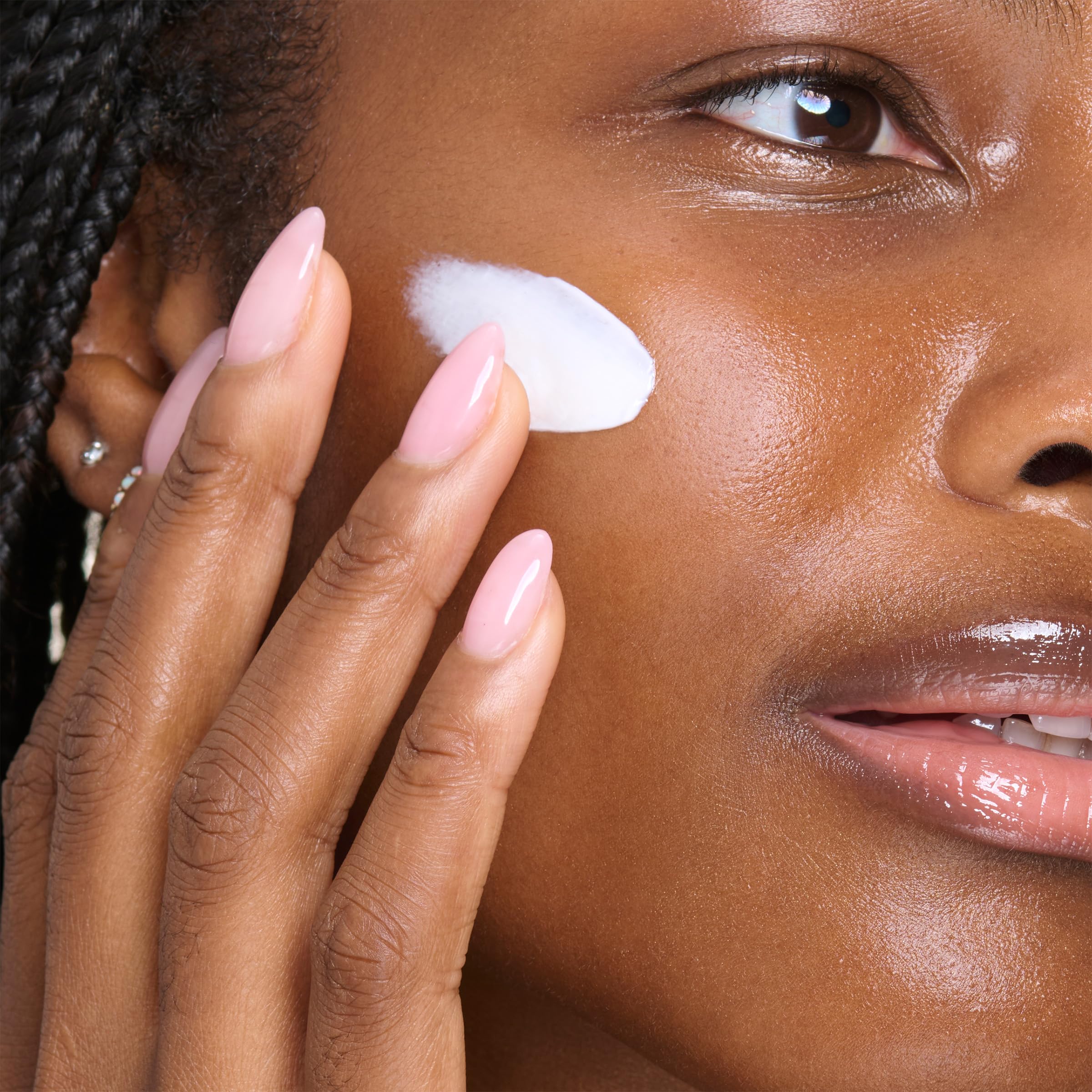 Clarins jar styled on décolleté in a lifestyle scene suggesting daily use and elegance — clarins firms