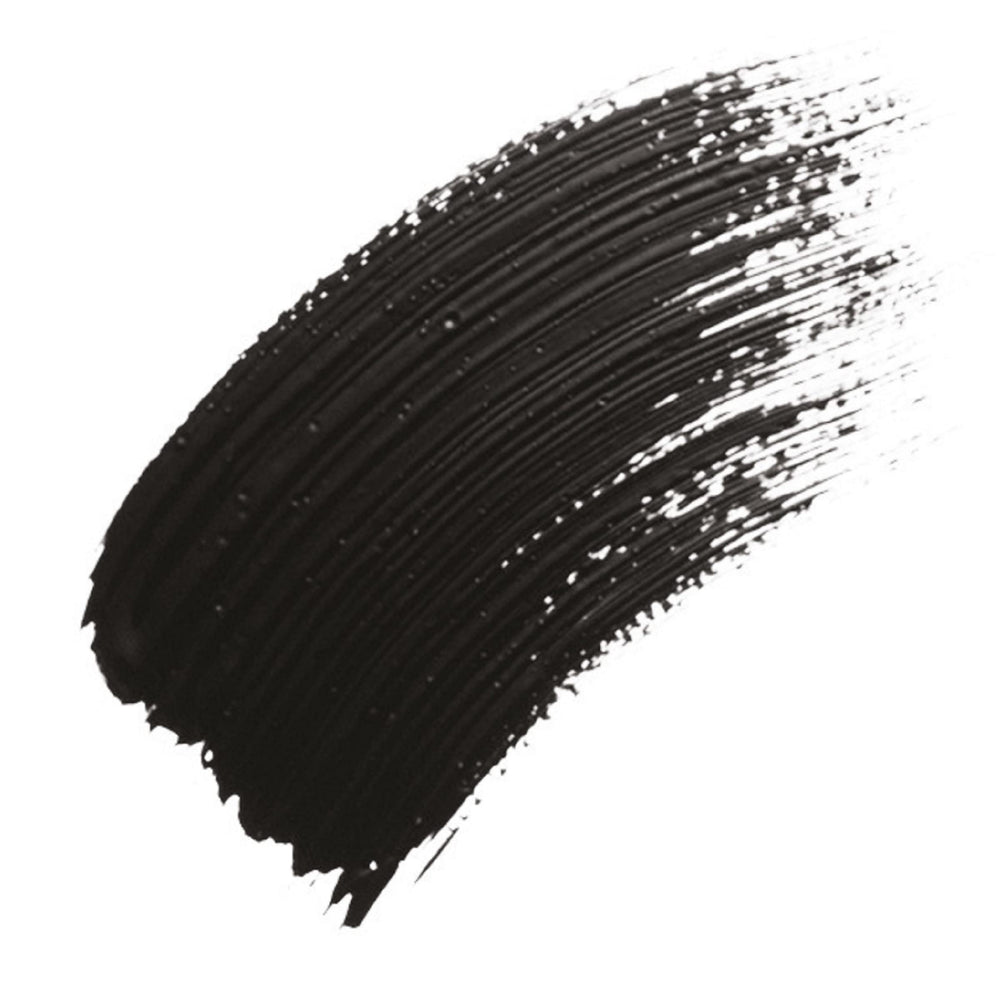 Clarins mascara wand close-up highlighting brush shape for volumizing application