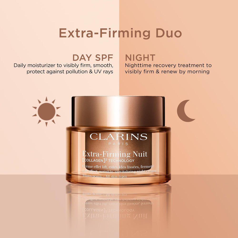 Clarins product beside ruler to show 1.7 ounces size for travel and countertop storage — clarins convenient