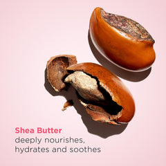 Clarins shea butter ingredient display highlighting nourishing and restorative benefits