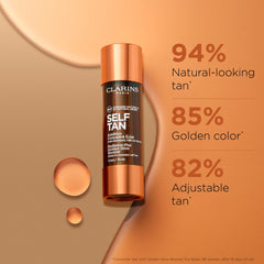 CLARINS blended drops with lotion texture demonstrating easy mixing benefit