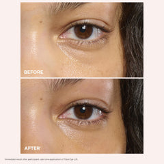 Clarins Total Eye Lift ingredients label emphasizing natural-origin actives