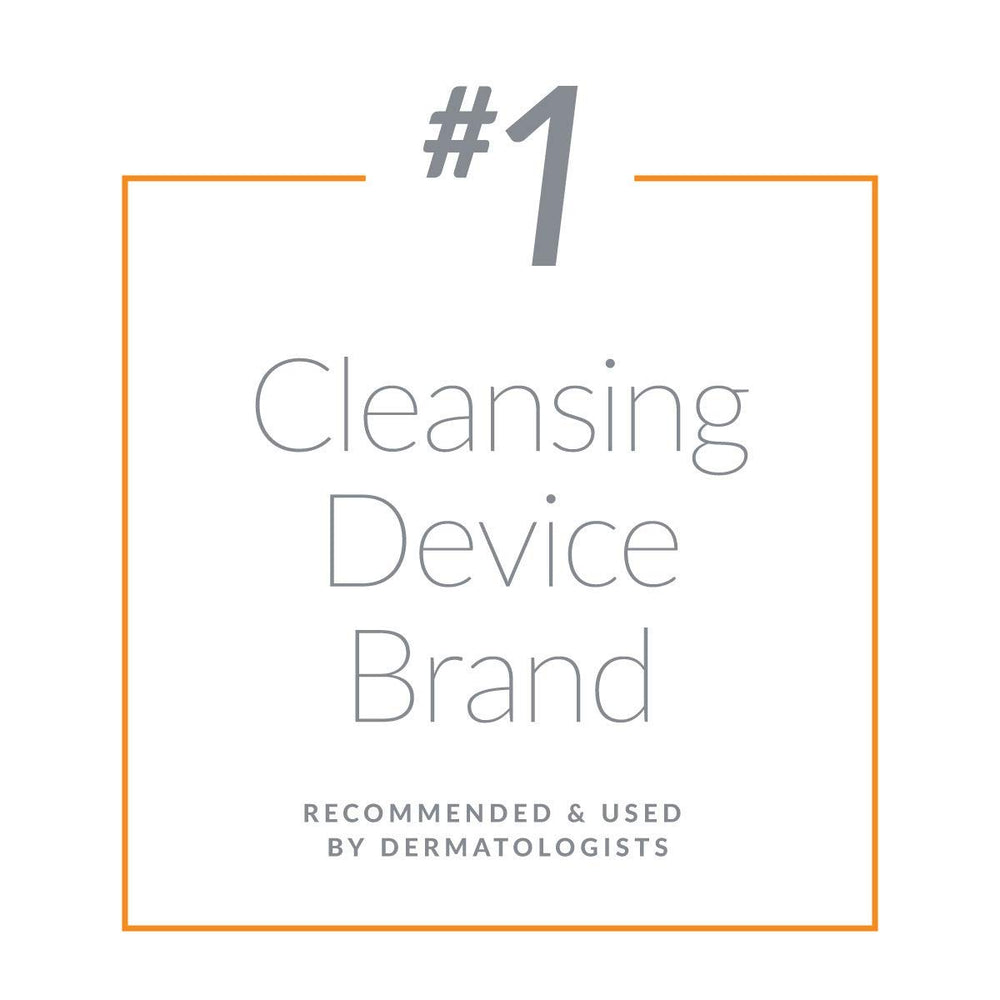 Clarisonic radiance packaging label showing compatibility list and clear product information benefit