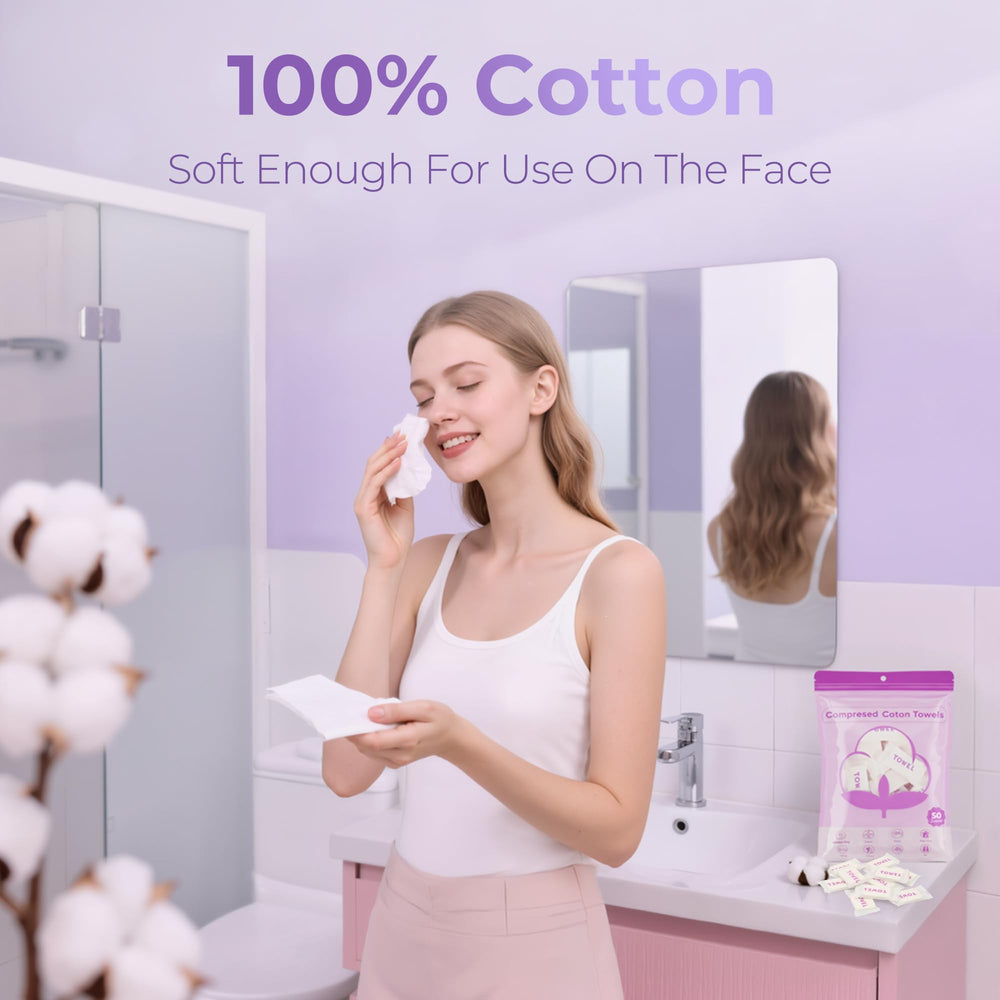 Classycoo tablet close-up revealing cotton texture for gentle skin contact