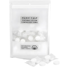 Classycoo front packaging showing 100 compressed towels and portability benefit