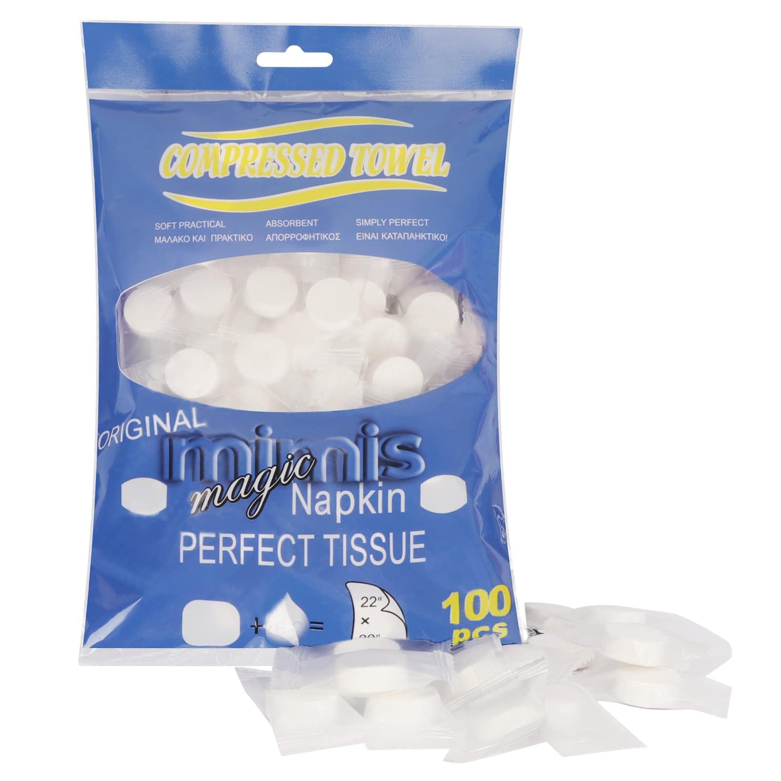 Classycoo front packaging showing 100-piece compact bundle for travel