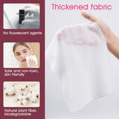 Classycoo towel removing makeup on face, gentle cleansing benefit