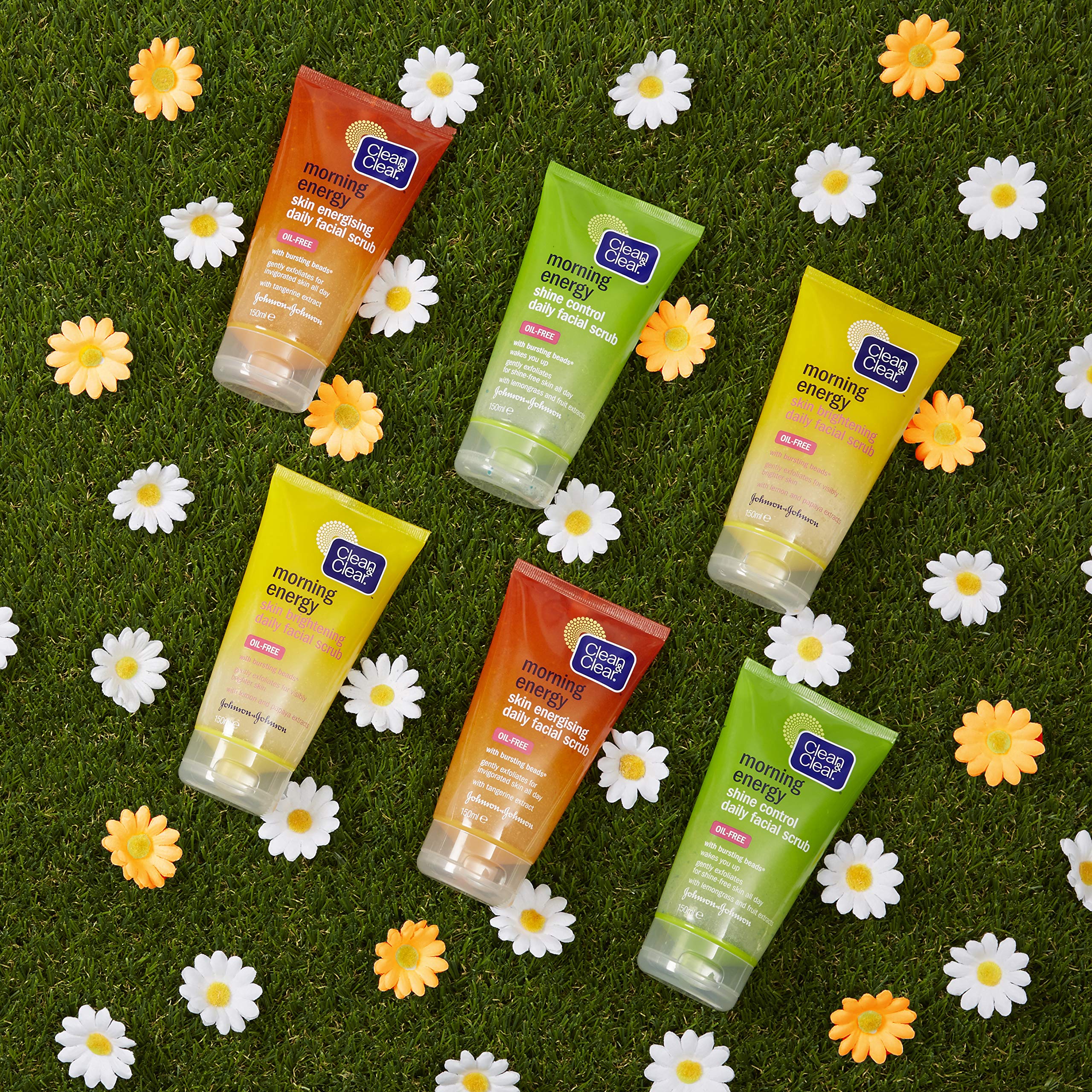 Clean & Clear lifestyle morning routine scene showing energized skin and confidence