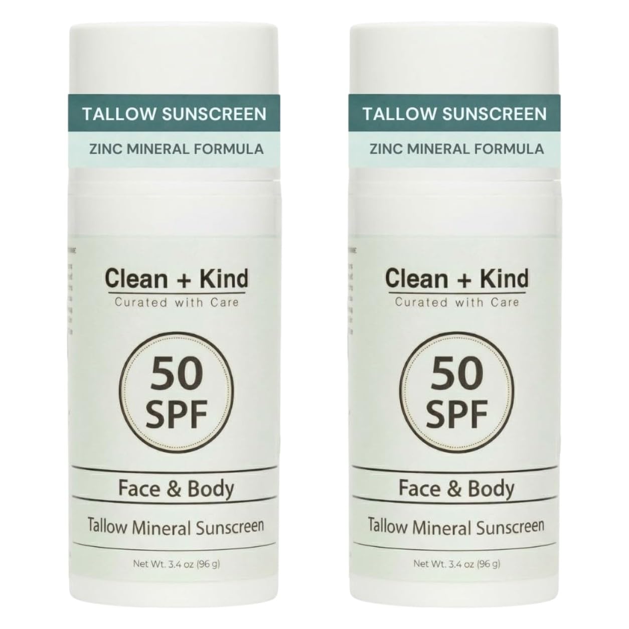 Clean + Kind twin bundle front packaging showing two bottles and value benefit