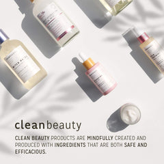 Clean Beauty oil texture on skin showcasing lightweight hydration