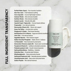 Clean + Kind sunscreen used outdoors showing daily protection and reef-friendly formula