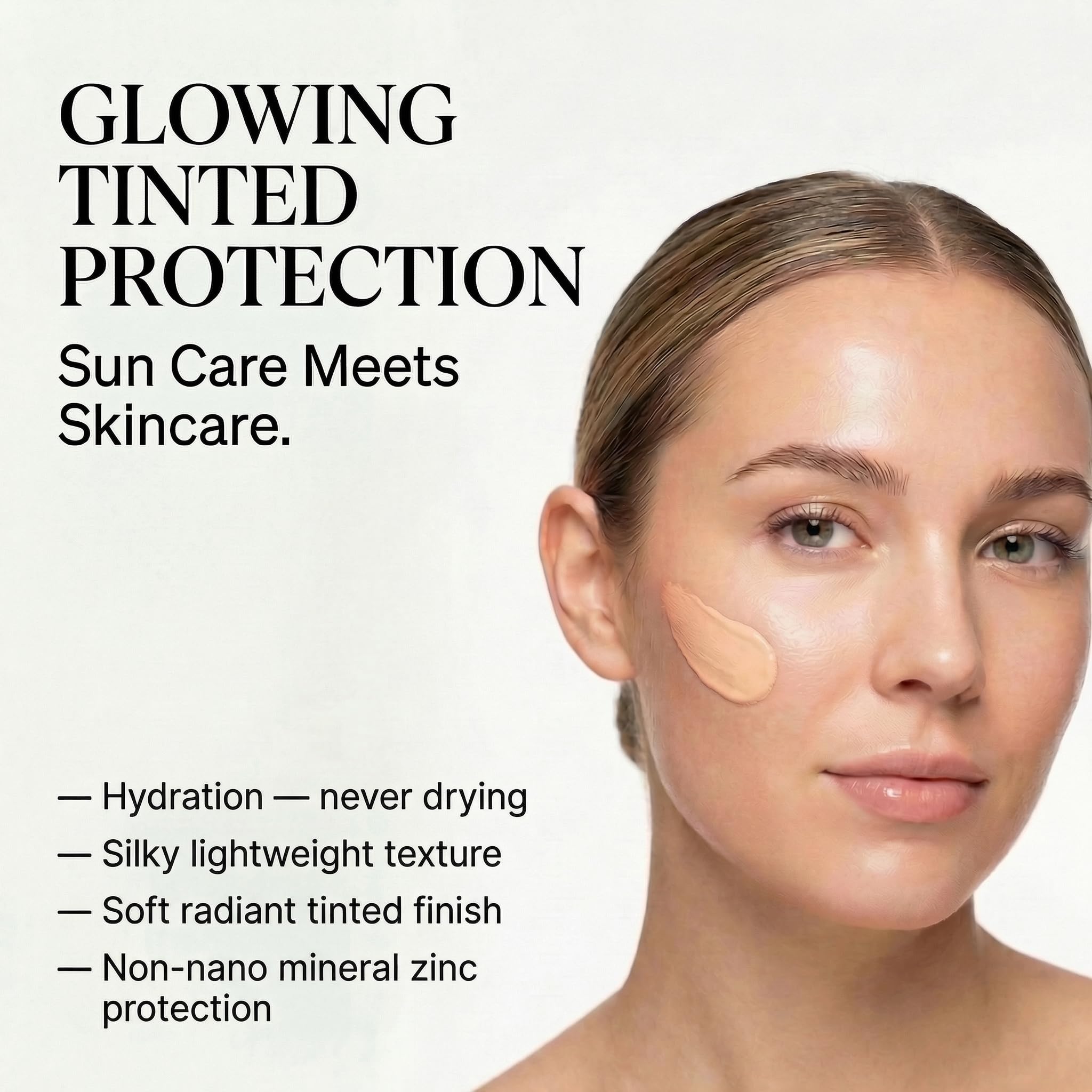 Clean + Kind pump dispensing measured amount for face application