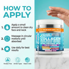 Clean Nutraceuticals hand applying cream to face and neck for easy daily use