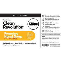 Clean Revolution bottle in bathroom lifestyle scene creating fresh, uplifting scent