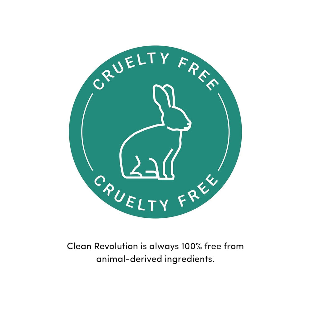 Clean Revolution refill pouring into dispenser showing easy transfer and no-mix convenience