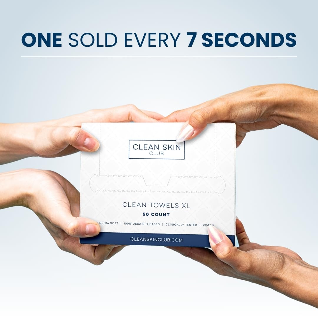 CLEAN SKIN CLUB label and contents detail communicating chemical-free and unscented benefit