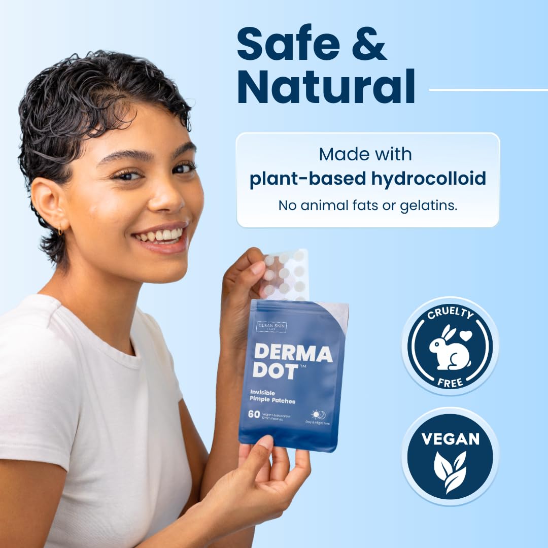 CLEAN SKIN CLUB detailed texture shot showing plant-based hydrocolloid