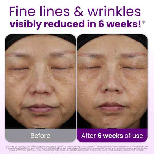 CLEAN SKIN CLUB close-up towel texture demonstrating extra softness benefit