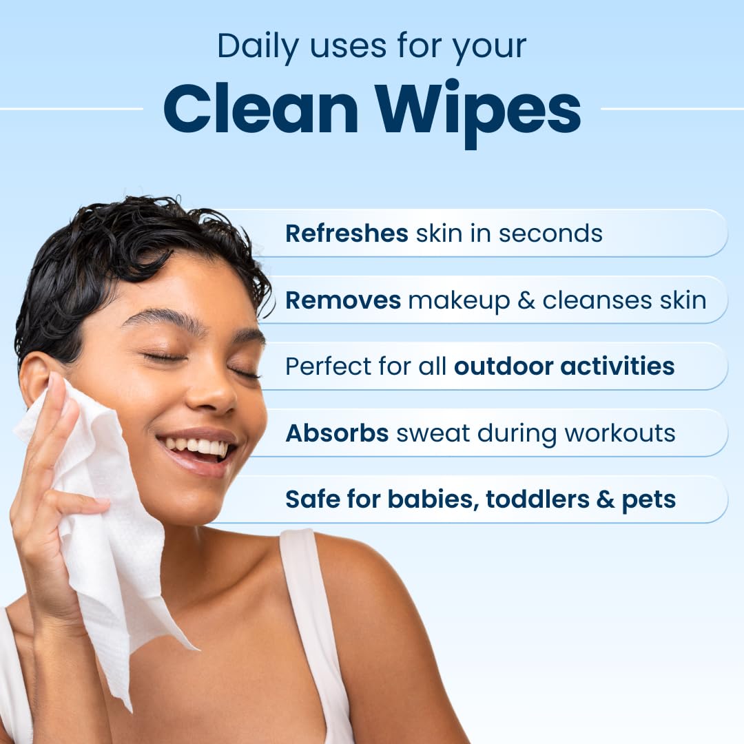 CLEAN SKIN CLUB wipe removing eye makeup quickly and easily