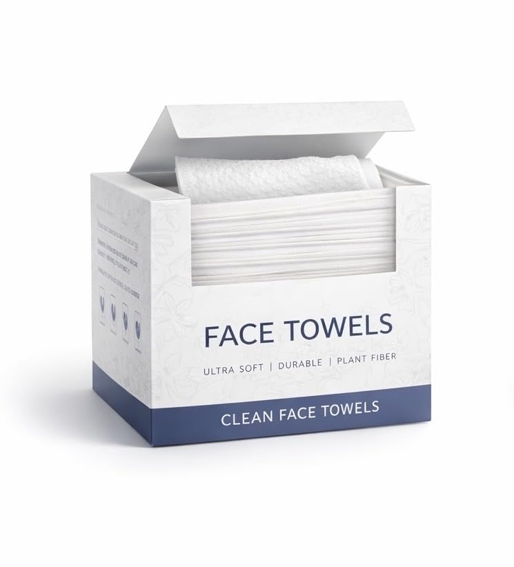 Clean Skin front packaging showing 50-count box and benefits