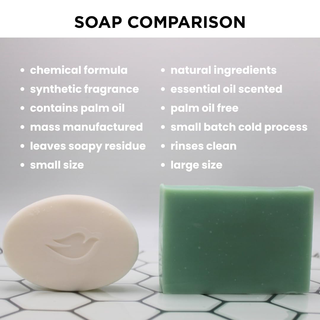 Cleanbar soap on draining dish showing long-lasting storage benefit