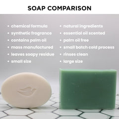 Cleanbar soap on draining dish showing long-lasting storage benefit