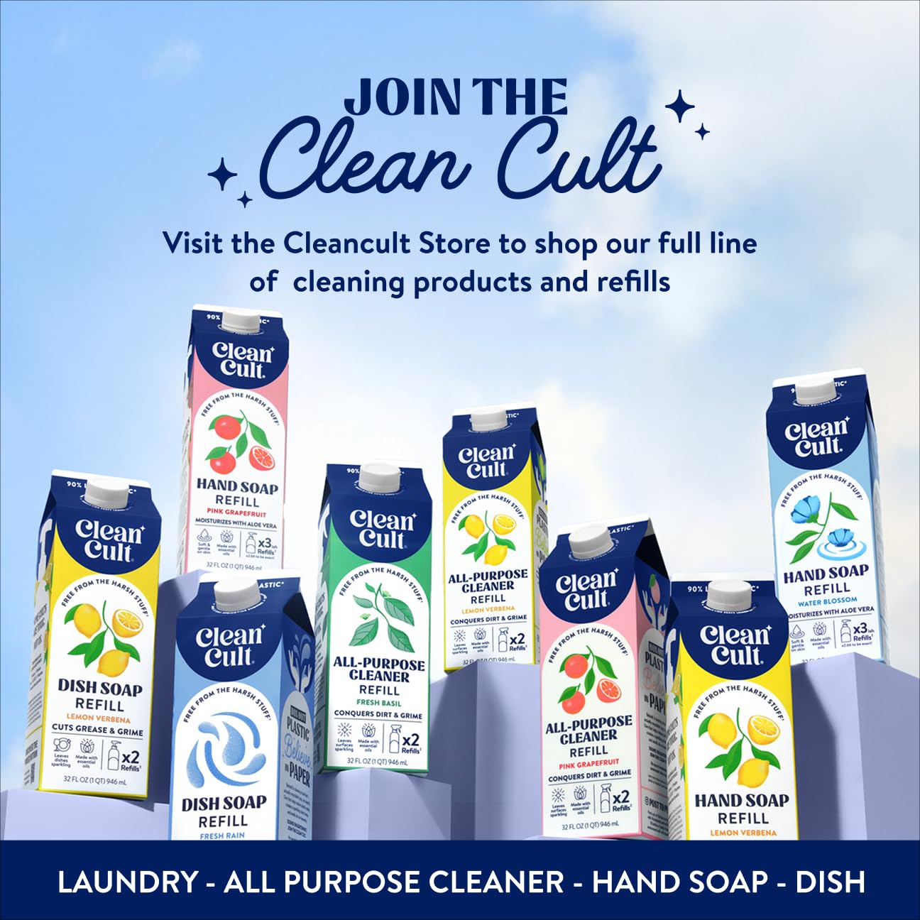 Cleancult lifestyle bathroom sink with pouch showing sustainable everyday use