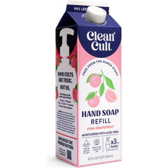 Cleancult front packaging showing paper-based pouch and eco benefit