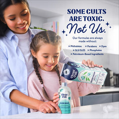 Cleancult Water Blossom label close-up highlighting ingredients like aloe and essential oils