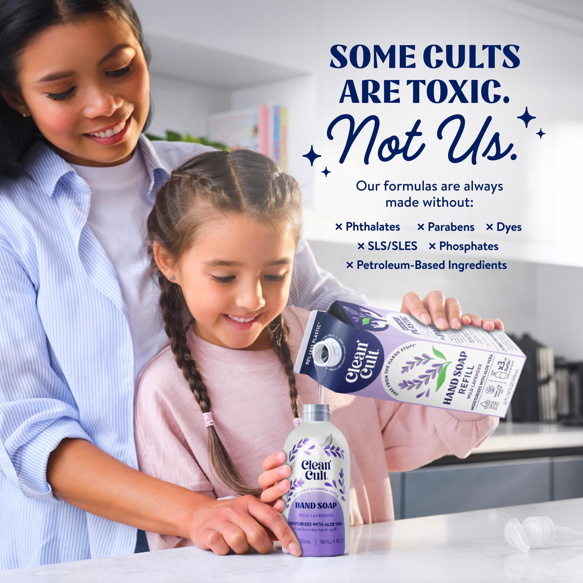 Cleancult pouch beside a hand for size and portion clarity