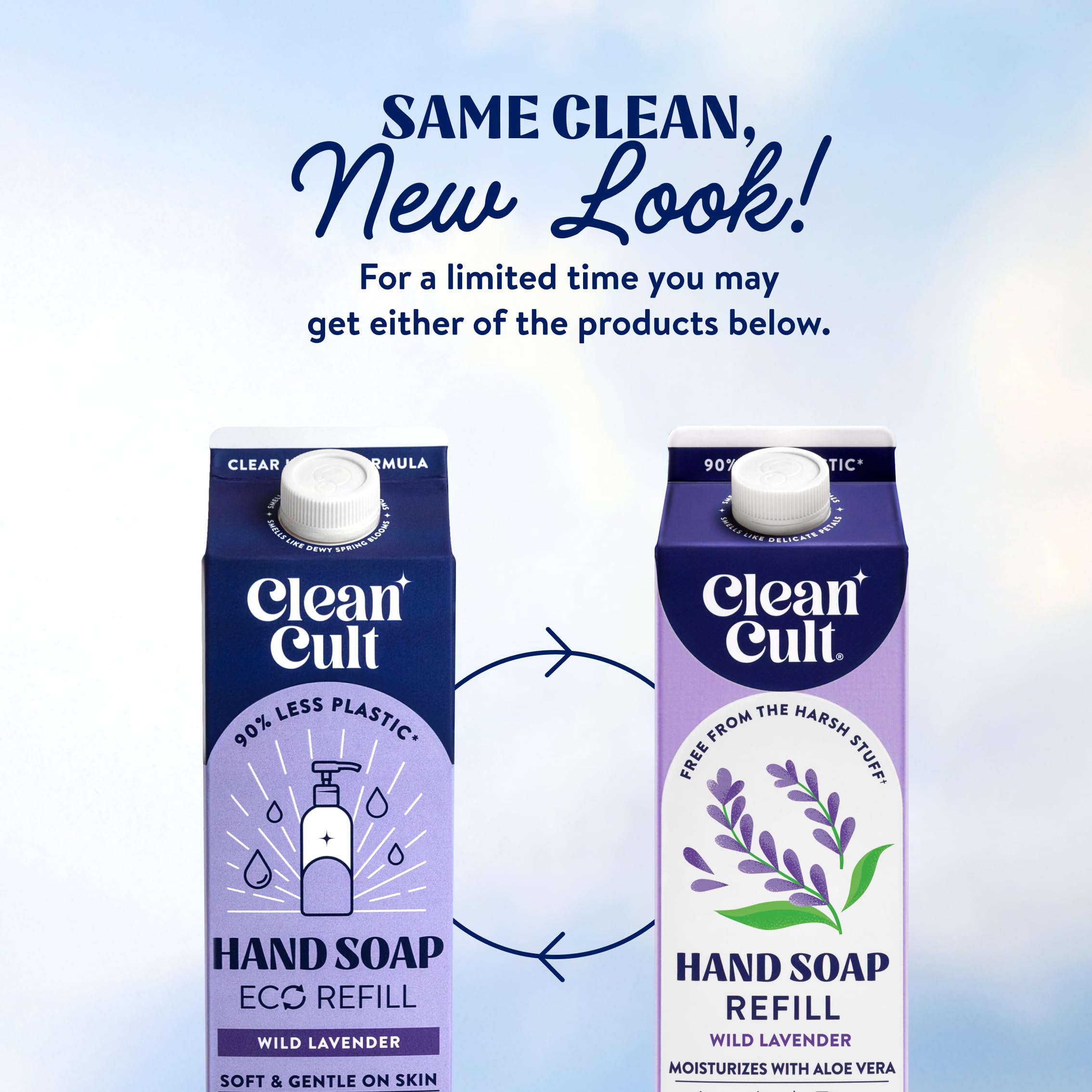 Cleancult paper-based pack emphasizing recyclable, low-plastic design
