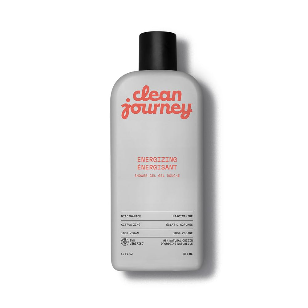 cleanjourney front packaging showing bottle and label benefits