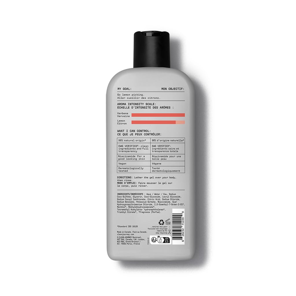 cleanjourney ingredient label close-up showing EWG Verified transparency