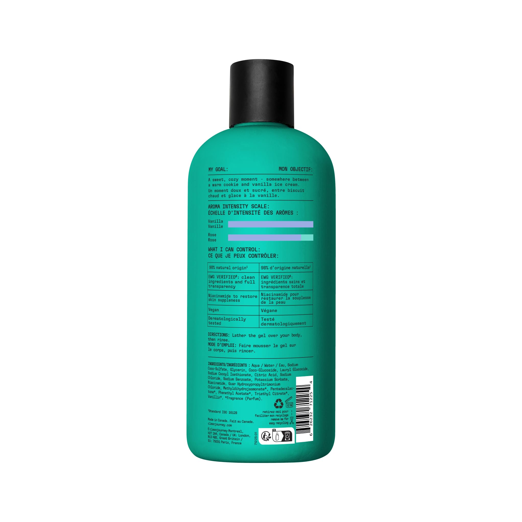 cleanjourney lifestyle bathroom with vanilla fragrance note for cozy sensory experience