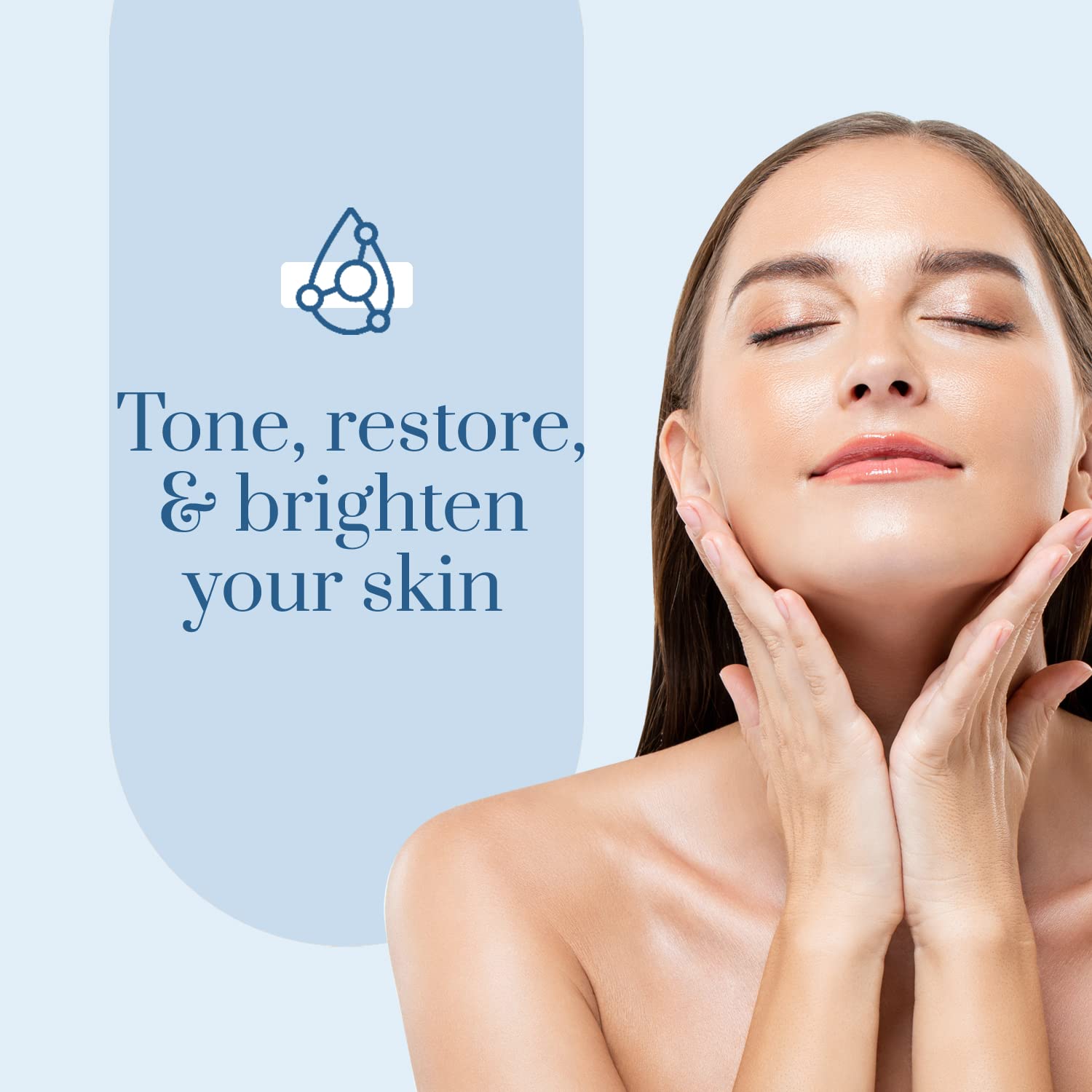 Clear Beauty label close-up highlighting key ingredients and South Korea origin