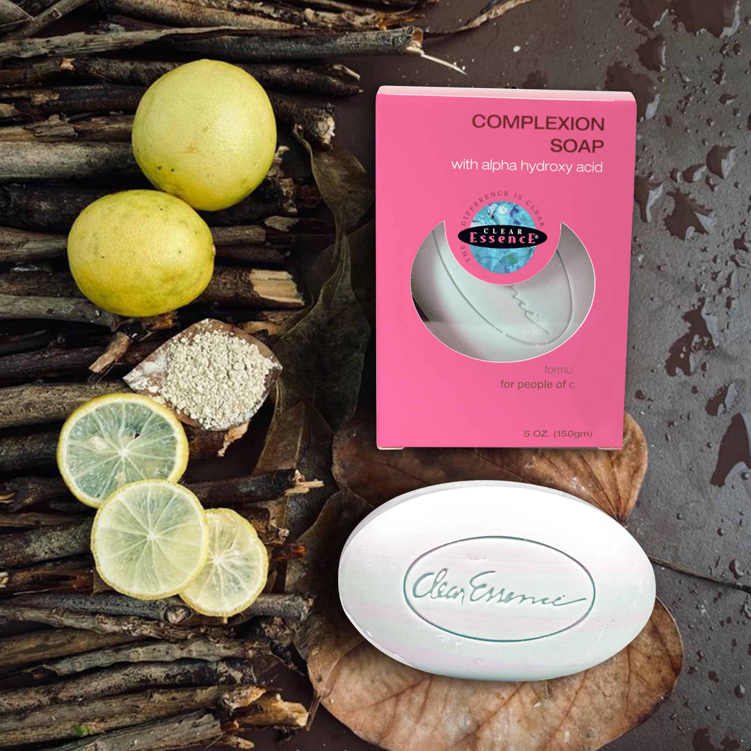 Clear Essence bar cut open revealing interior texture for product detail