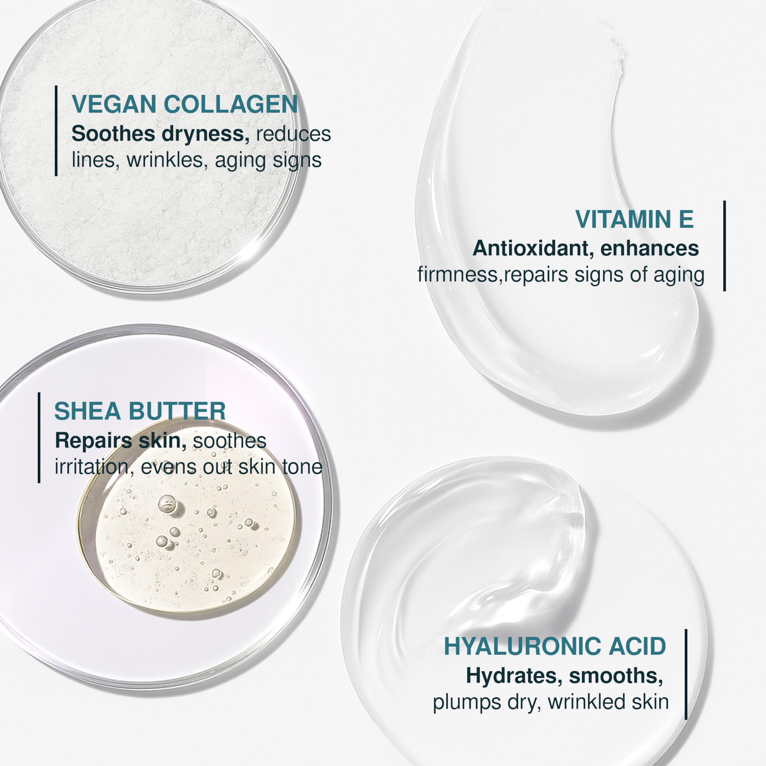 Clear Visage next to a coin for scale showing travel-friendly 1.69 fl oz size