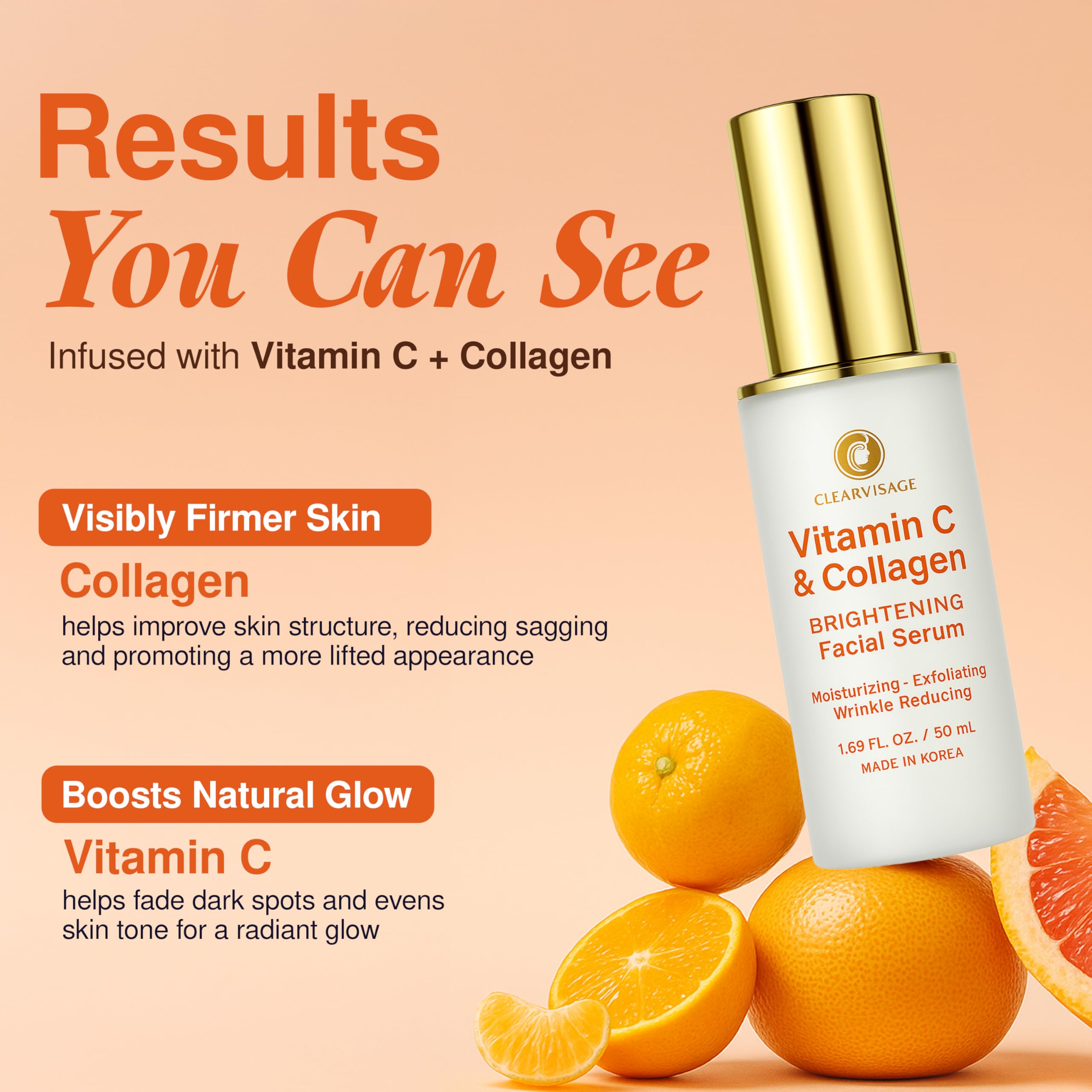 Clear Visage texture closeup highlighting lightweight absorbent feel benefit