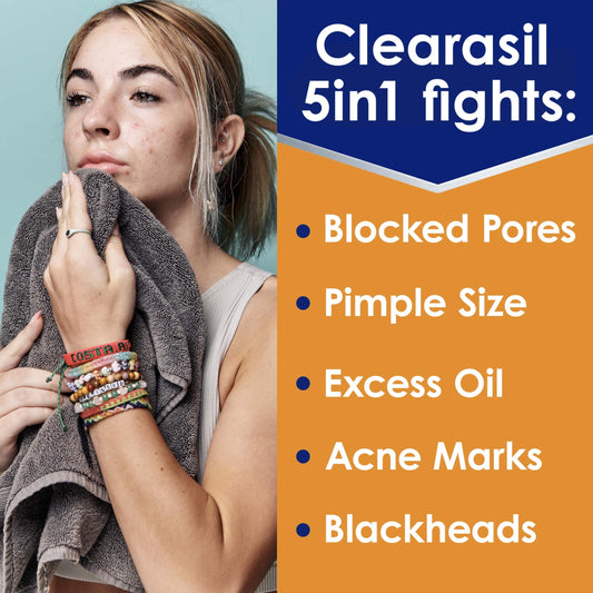 Clearasil close-up pad texture showing gentle exfoliating surface