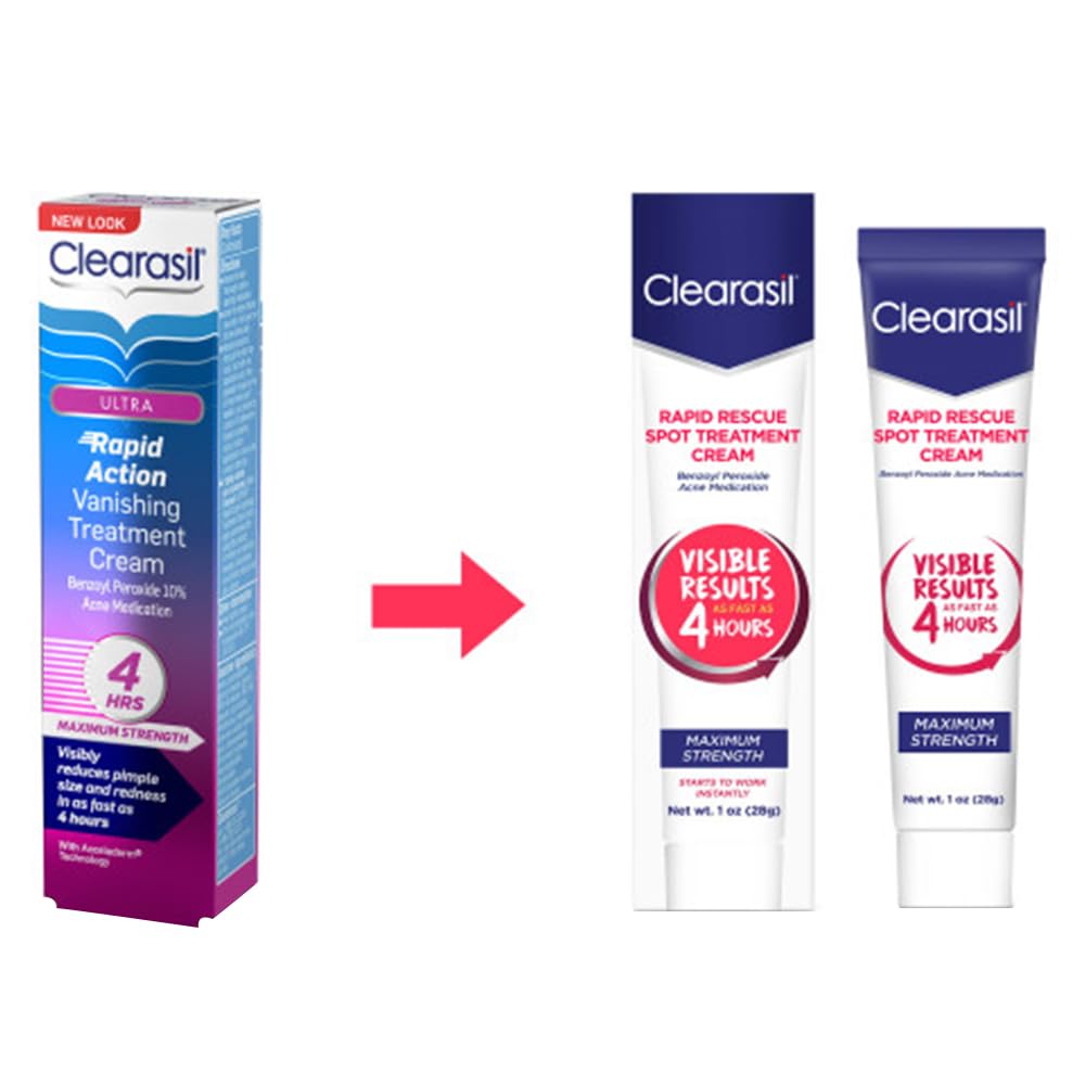 Clearasil in travel pouch lifestyle shot for on-the-go touch-ups