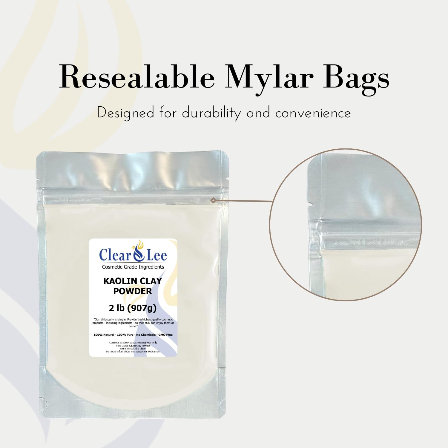 ClearLee DIY bathroom setup showing clay used in soap and bath recipes