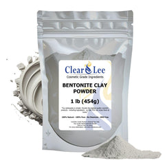 ClearLee front packaging showing pure cosmetic-grade bentonite clay for clean beauty