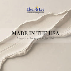 ClearLee homemade soap bar made with kaolin clay for gentle cleansing